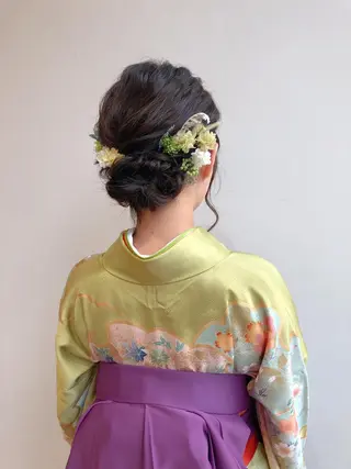 ヘアアレンジ 似合わせ艶髪カラー ❤️ハダユミのヘアスタイル