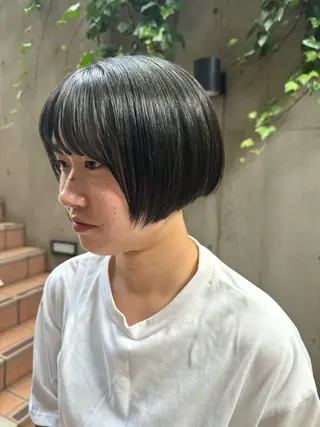 ショート なみまきパーマ/ボブ パーマ🌼杉田 萌恵のヘアスタイル