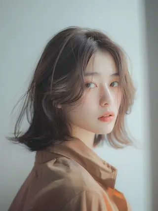 ミディアム カラー edA. 鎌倉のヘアスタイル