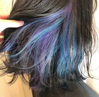 セミロング カラー MIZUHO / ダブルカラー髪質改善のヘアスタイル