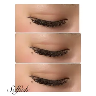 マツエク・マツパ eyelashsalonSelfish所属・. Selfishのマツエク・マツパデザイン