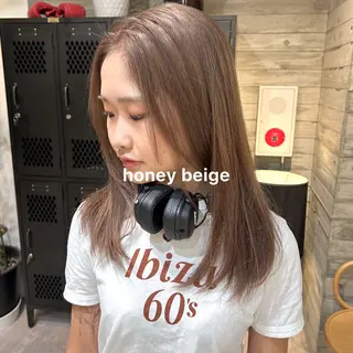 カラー 暖色カラー推し/ トヤエリコのヘアスタイル