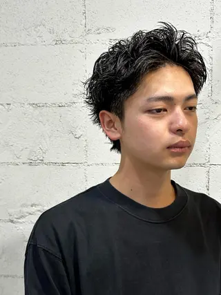 ショート パーマ La.LAUREN所属・透明感カラー/ TETSUのヘアスタイル