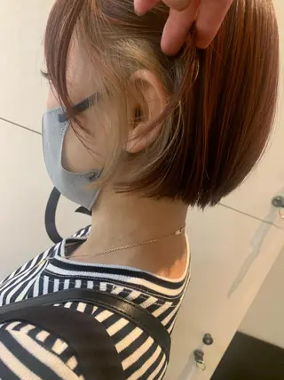 ショート カラー SALOWIN    銀座RAY 2所属・yamashika honokaのヘアスタイル