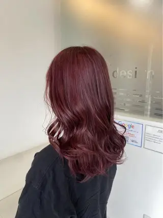 ロング カラー 横山 香音のヘアスタイル