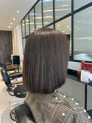 ミディアム カラー 縮毛矯正/カット/ 韓国ヘア/蛯原🍤のヘアスタイル