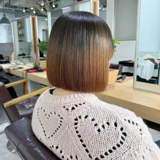 ショート Alea by little 横浜所属・♡🌚垢抜け艶カラー Shiori🌝♡のヘアスタイル
