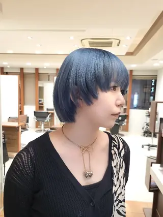 ショート カラー LYLICK所属・ケアブリーチ特化 same 🦈のヘアスタイル