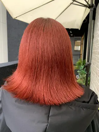 ミディアム カラー ヘアアレンジ kei/透明感カラー /ベージュ/髪質改善のヘアスタイル