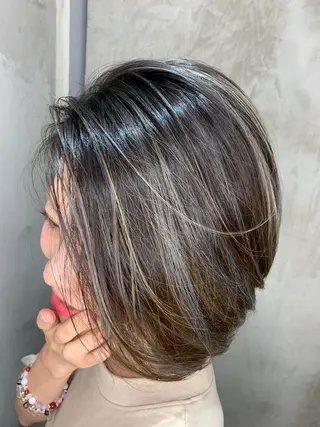 ミディアム 佐藤/本物志向の 髪質改善サロンのヘアスタイル