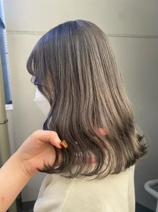 ミディアム カラー ウルフ🐺/ボブ ハイトーン🌈/増田のヘアスタイル