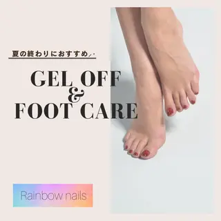 ネイル Rainbow nailsくろちゃんのネイルデザイン