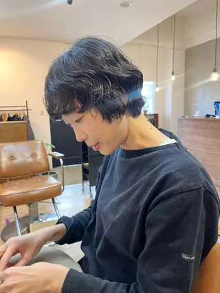 ショート haco所属・🌿haco / パーマ/ユリナ🕊️のヘアスタイル