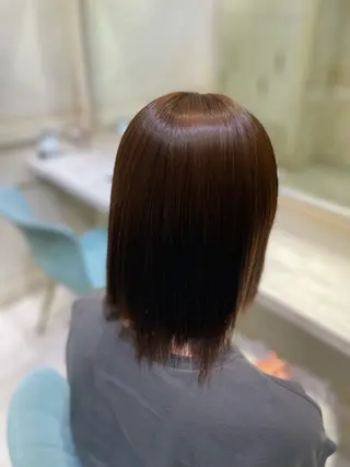 ミディアム 🟠髪質改善縮毛矯正 刑部一哉🟠のヘアスタイル