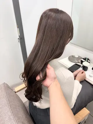 ロング ヘアアレンジ🪽🎀 艶カラー/天王寺のヘアスタイル