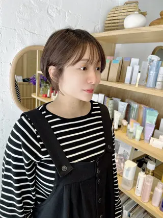 ショート 松本 陸丸みショートのヘアスタイル