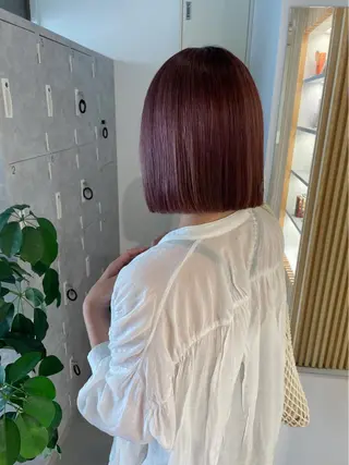 ミディアム 透明カラー/レイヤー misaki °*のヘアスタイル