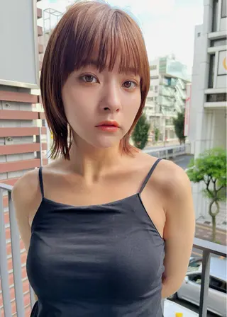 ショート カラー 浦和Lond 山本賢人のヘアスタイル