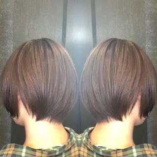 ショート カラー 得能 雅人のヘアスタイル