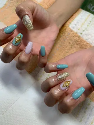 ネイル rukianail 新里のネイルデザイン