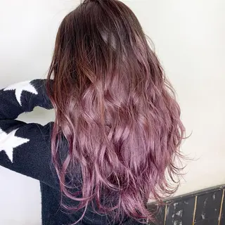 ロング カラー ヘアアレンジ AUBE HAIRazul吉祥寺所属・綺麗な髪質にしたい方 限定🌈清水　祥のヘアスタイル
