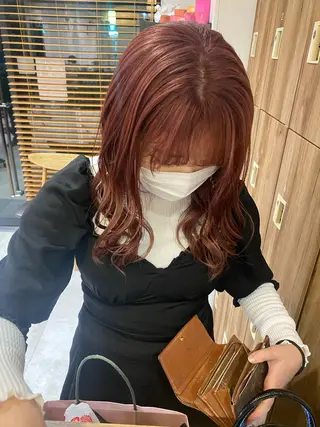 セミロング カラー パーマ指名No1 /namiのヘアスタイル