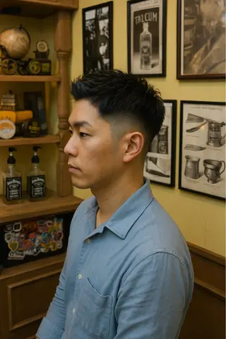 ショート TOKYO BARBER VASH所属・田中 大地のヘアスタイル