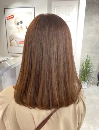 カラー みやもと ひらりのヘアスタイル