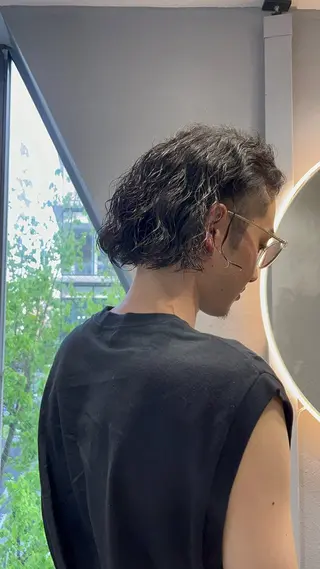 パーマ メンズ dao/ミルクティー /ブラウン/ブロンドのヘアスタイル