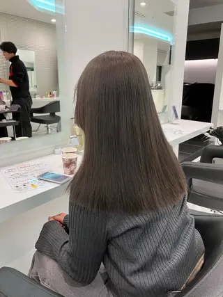 ロング カラー ヘアアレンジ 🫧透明感ラベンダー 似合わせ🫧あい🫧のヘアスタイル