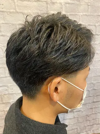ショート 銀座マツナガ新宿野村ビル店所属・メンズカットなら 桃井大輔のヘアスタイル
