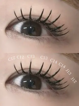 マツエク・マツパ Niyu 栄店のマツエク・マツパデザイン