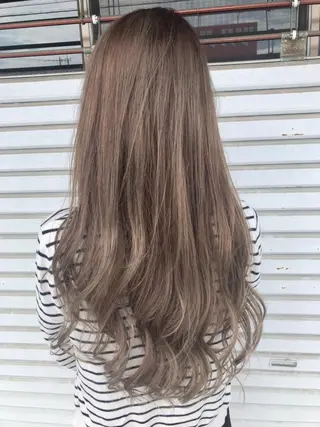 ロング カラー レイヤーカット匠 イソザキノリユキのヘアスタイル