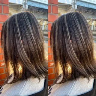 ミディアム カラー 👑派手髪/カット 👑ANRYのヘアスタイル