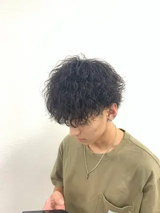 ショート パーマ メンズ ⚡️メンズ特化⚡️ RYUKIのヘアスタイル