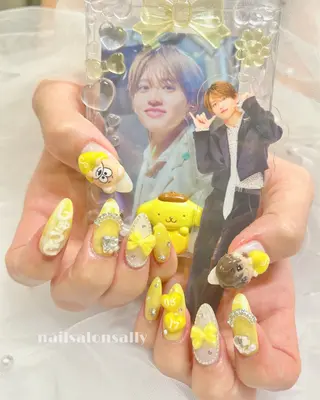 ネイル GO TODAY シェアサロン 原宿Liber店所属・Risa🍒原宿 推し活/ガーリーのネイルデザイン