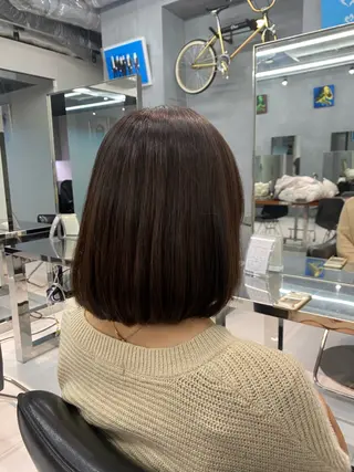 ミディアム カラー 飯ヶ谷 成海のヘアスタイル