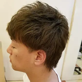 メンズ ショート EMANON名古屋所属・美谷添(ミヤゾエ) まどか大人ヘアサロンのヘアスタイル