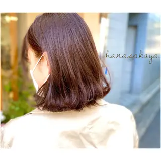 ミディアム カラー 平田 健一のヘアスタイル