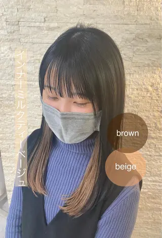 ロング カラー Agu hair TENOE大宮氷川参道店所属・☀️透明感艶感カラー 増田魁土☀️のヘアスタイル