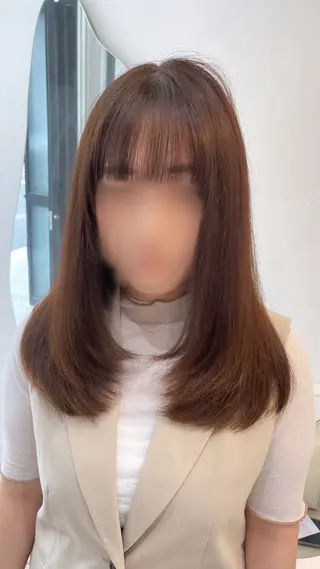 ロング 赤味消しcolor 🥣♡Ayaのヘアスタイル