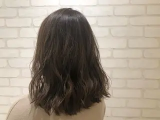 ミディアム 池村美月 @透明感カラーのヘアスタイル