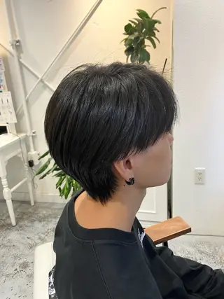 ショート パーマ メンズ ✨髪質改善✨ 梅田蒼のヘアスタイル