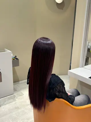 カラー 住谷 ゆりなのヘアスタイル