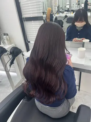 ロング カラー ヘアアレンジ 艶髪ハイトーン🫧 Kurehaのヘアスタイル