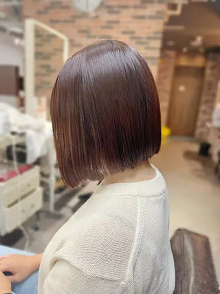 ショート カラー 赤みなしカラー/梅田 /レイヤー/IORIのヘアスタイル