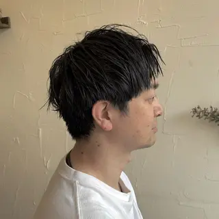 カラー メンズ 山下 ちひろのヘアスタイル