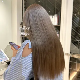 カラー Genu color&head spa【ジェヌ　カラー&ヘッドスパ】清澄白河所属・頭身浴スパ/艶カラー 🌿matsu🌿のヘアスタイル