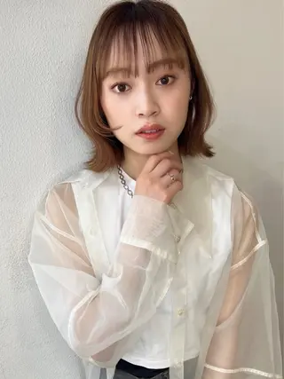 ショート たけもと みさきのヘアスタイル