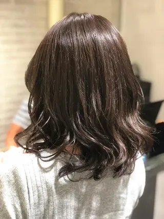 ミディアム 西山 恵太郎のヘアスタイル